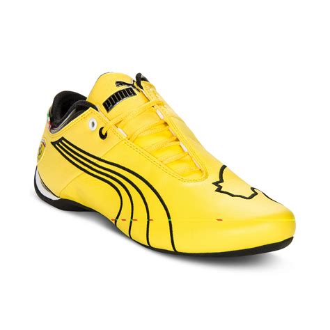 yellow puma basketball shoes.